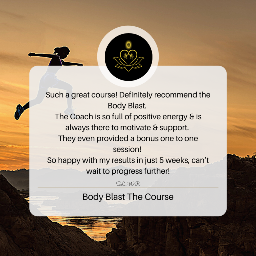 Positive review from Body Blast Course participant